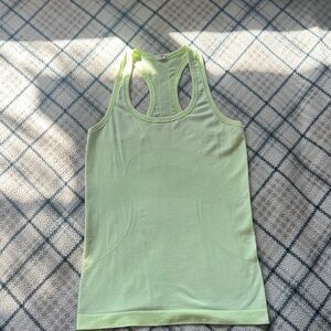 lululemon swiftly tank neon green